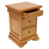 Hidden Drawer Wide Bedside Cabinet