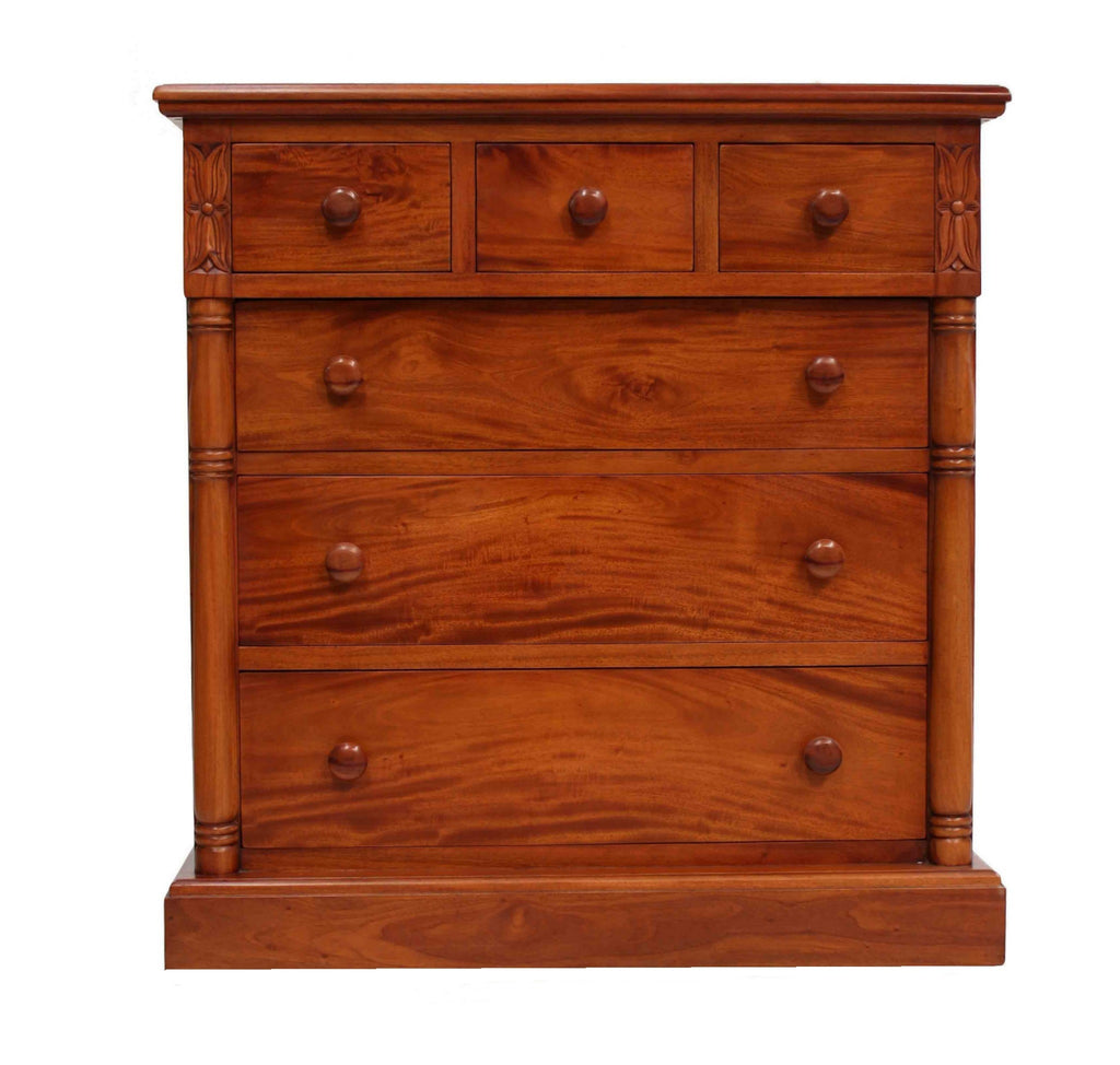 Colonial Six Drawer Tall-Boy