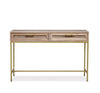 Mala timber and rattan console