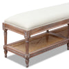 Marseille Timber and Rattan Bed End Stool