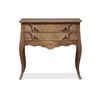 Louis Wide Double Drawer Bedside