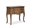 Louis Wide Double Drawer Bedside