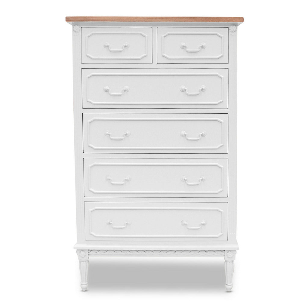 Marseille 6 Drawer Tallboy