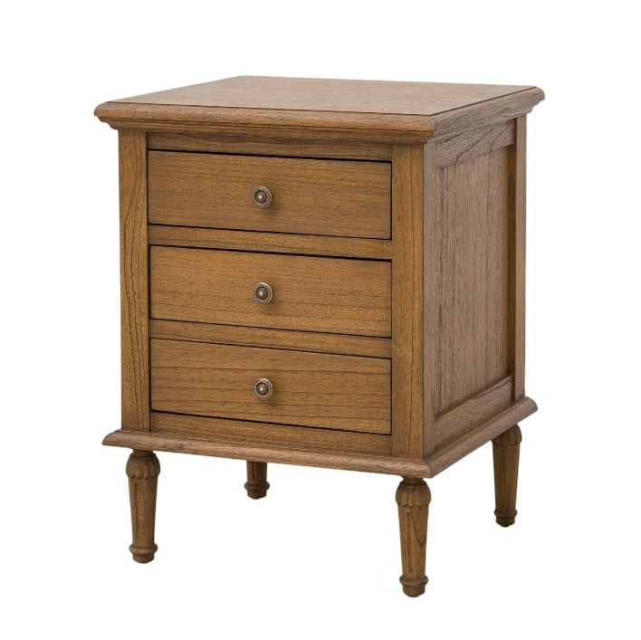 Serenity 3 drawer bedside table
