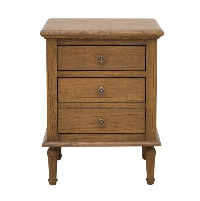 Serenity 3 drawer bedside table