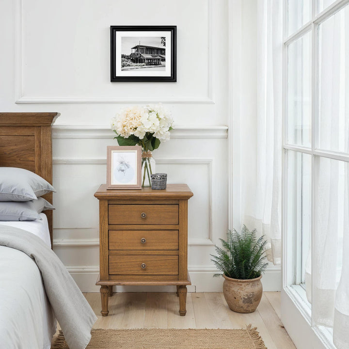 Serenity 3 drawer bedside table