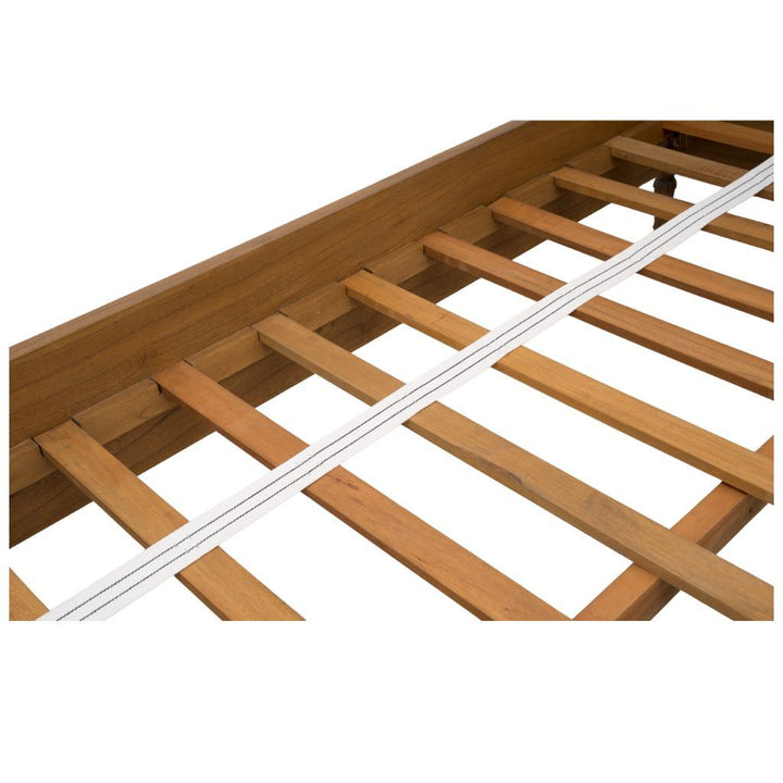 Upholstered serenity four poster bed - queen size