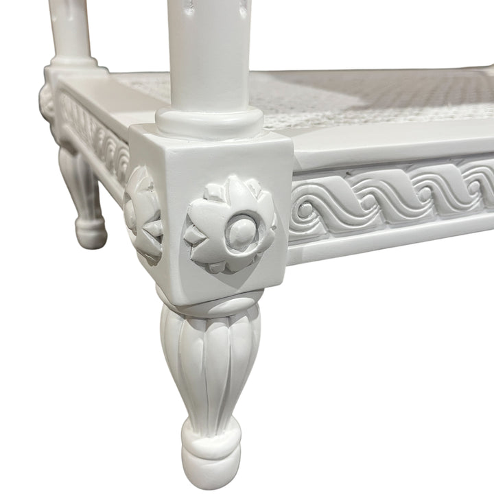 Marseille Timber and Rattan Bedside