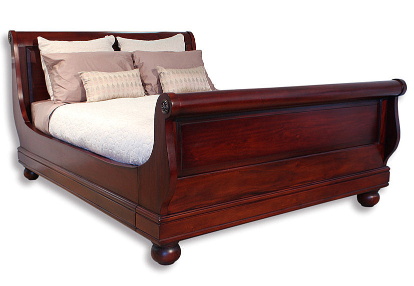 Antoinette Sleigh Bed - Queen size