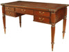 Regent Mahogany Glass Top Writing Desk