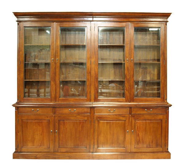 Glass Door Book Cabinet