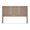 Queen Size Mala Timber and rattan bedhead