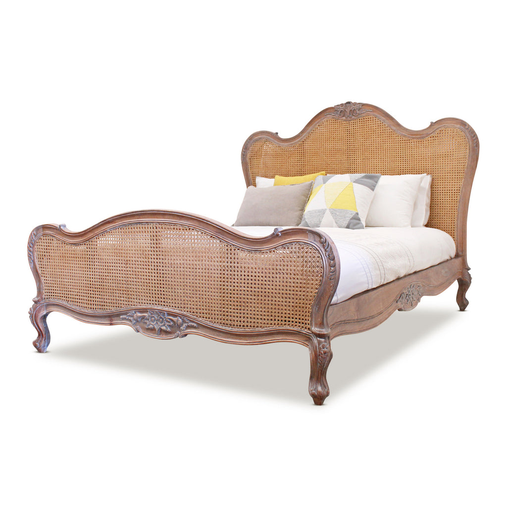 Parisian Rattan Bed - King size