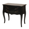 Louis Wide Double Drawer Bedside