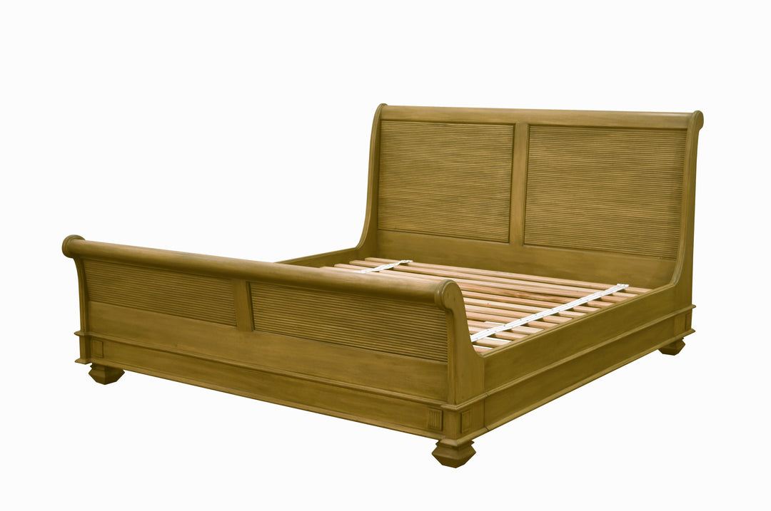 Cezanne Sleigh Bed - Queen Size
