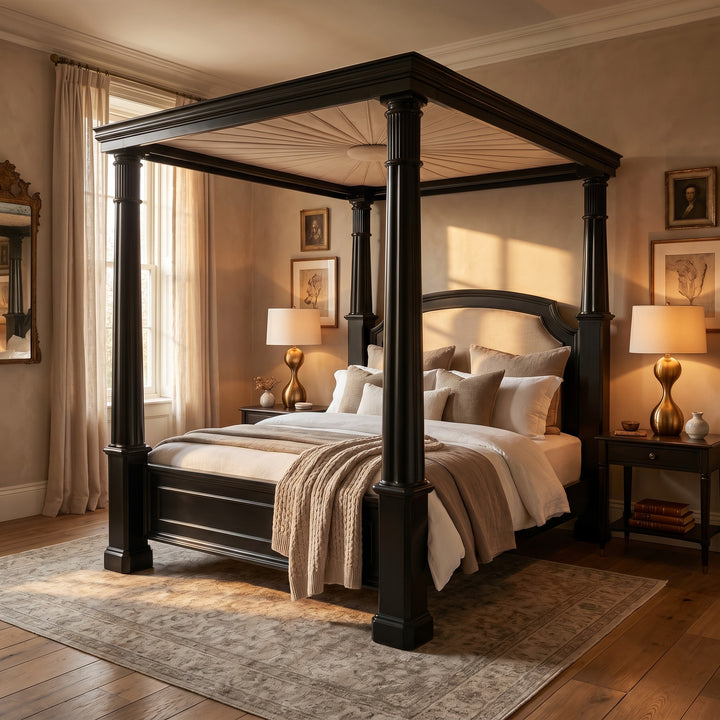 Monticello Four Poster Bed - Queen size