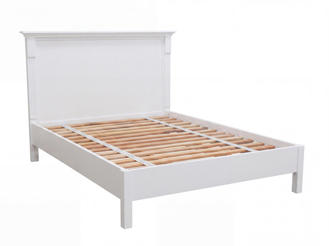 Hamptons Low Footboard Bed - Queen size