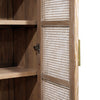 Mala timber and rattan cabinet