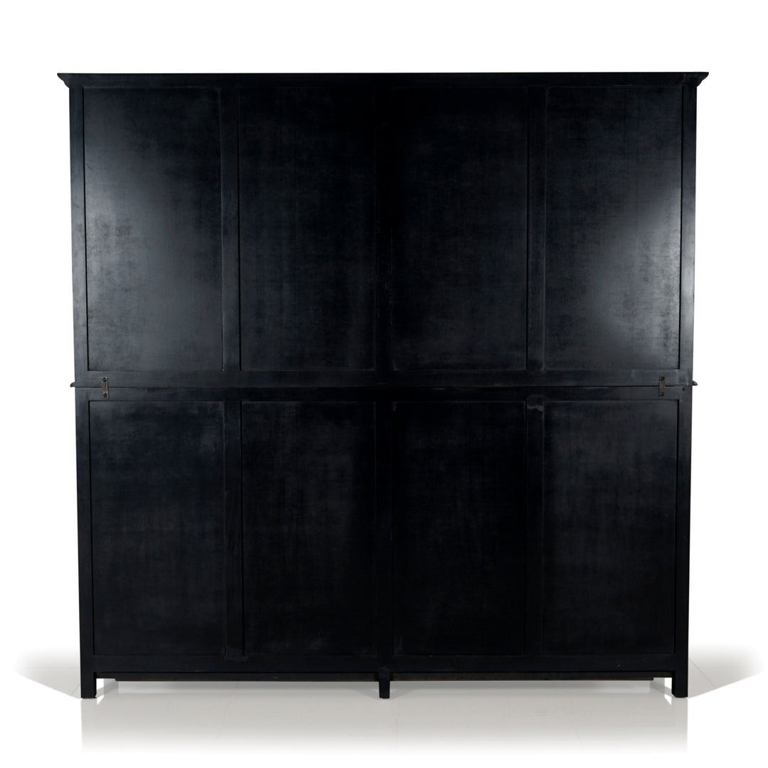 Heritage glass door buffet and hutch