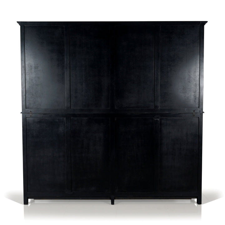 Heritage glass door buffet and hutch
