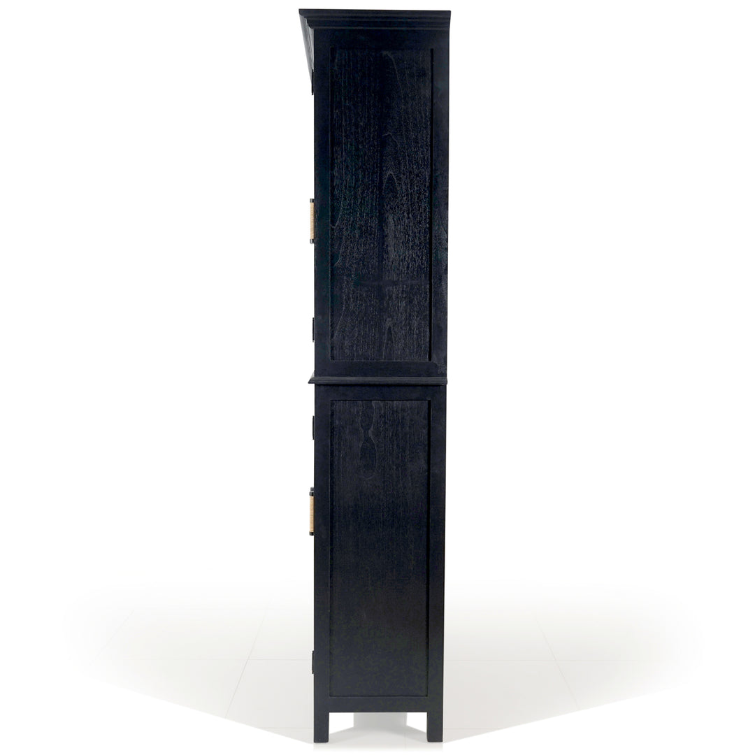 Heritage glass door buffet and hutch
