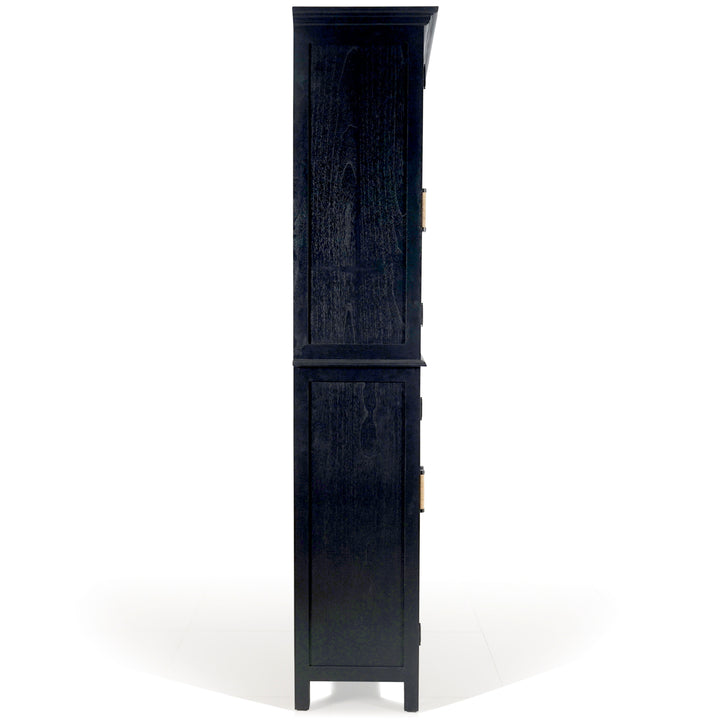 Heritage glass door buffet and hutch