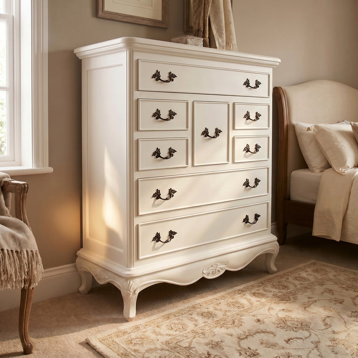 French Louis style Chest of Drawers/Tall-Boy