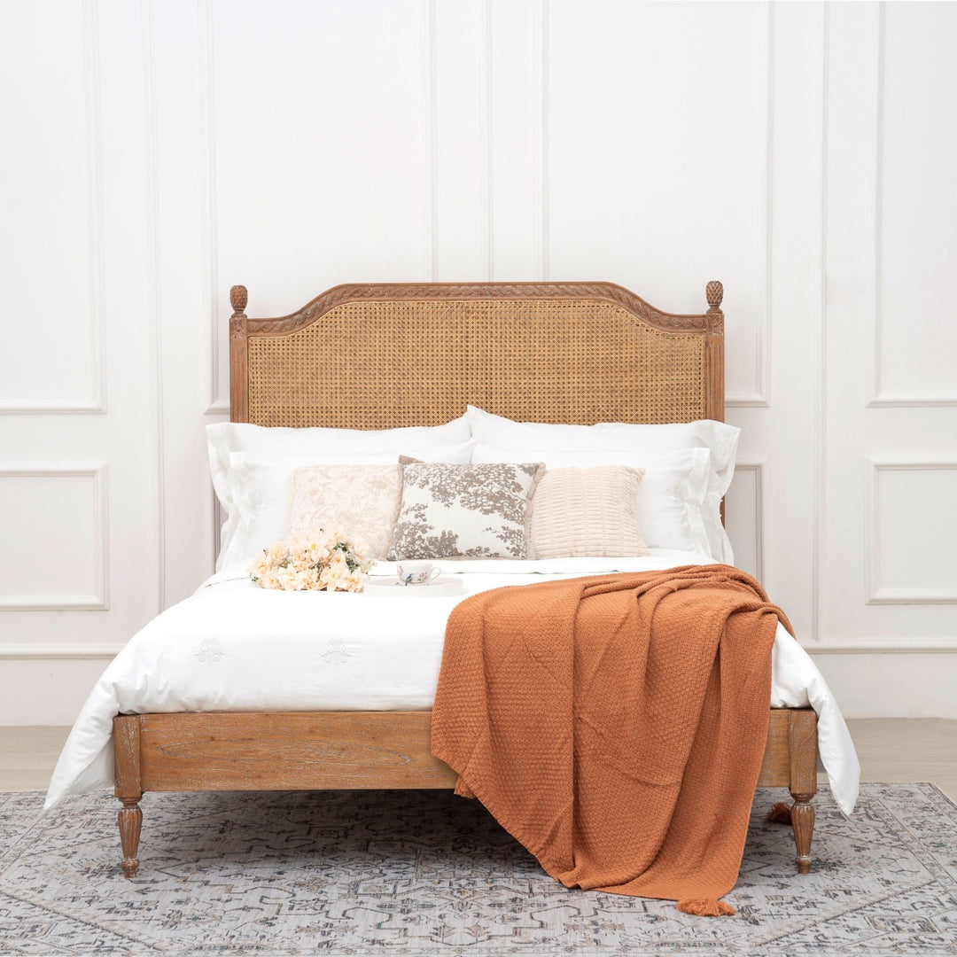 Marseille Rattan Bed - King Size