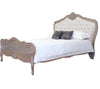 Louis Upholstered Bed Frame - Queen Size
