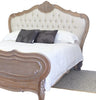 Louis Upholstered Bed Frame - Queen Size