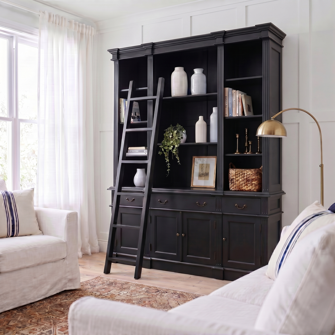 Estate Bookcase with Ladder