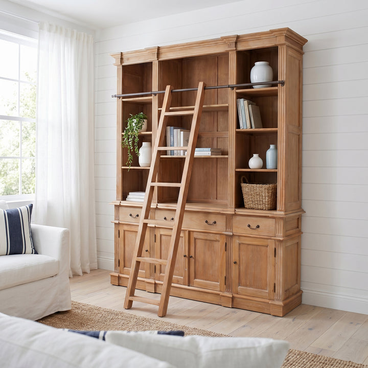 Estate Bookcase with Ladder