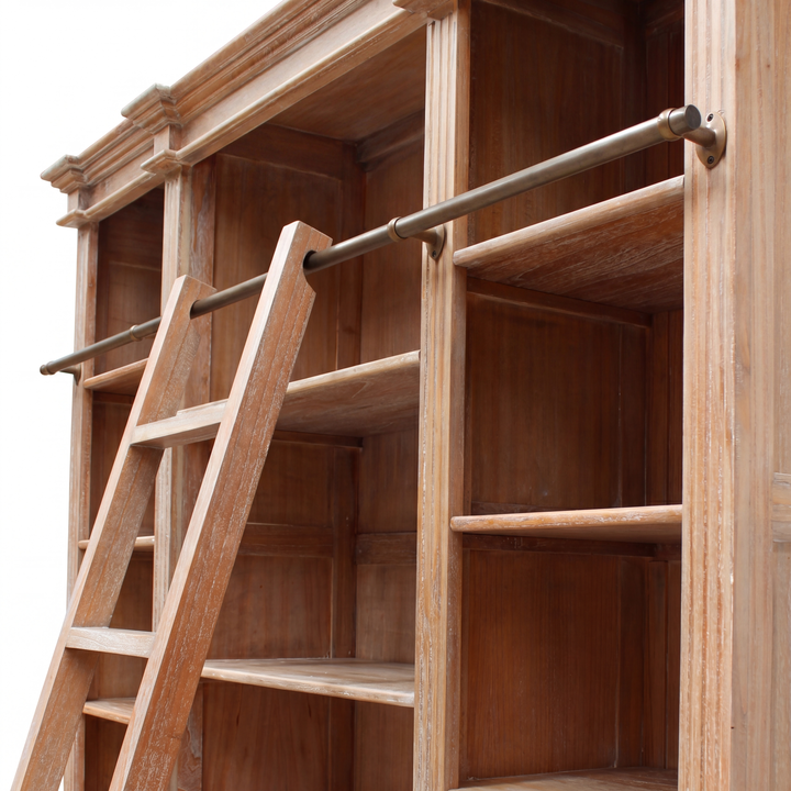 Estate Bookcase with Ladder