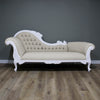 Large Carved Chaise Lounge