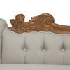 Large Carved Chaise Lounge