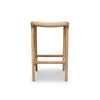 String weave timber stool
