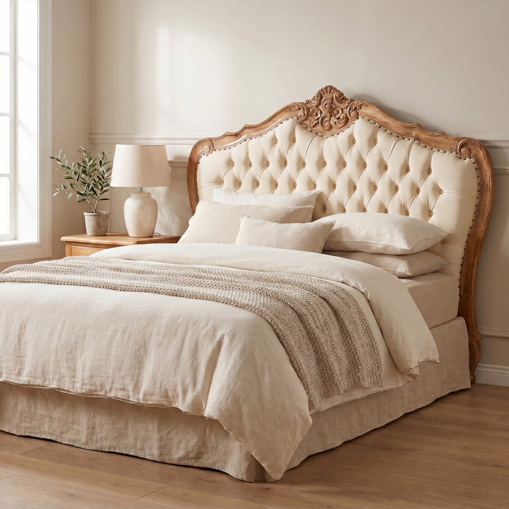 Louis Upholstered Headboard - Queen size