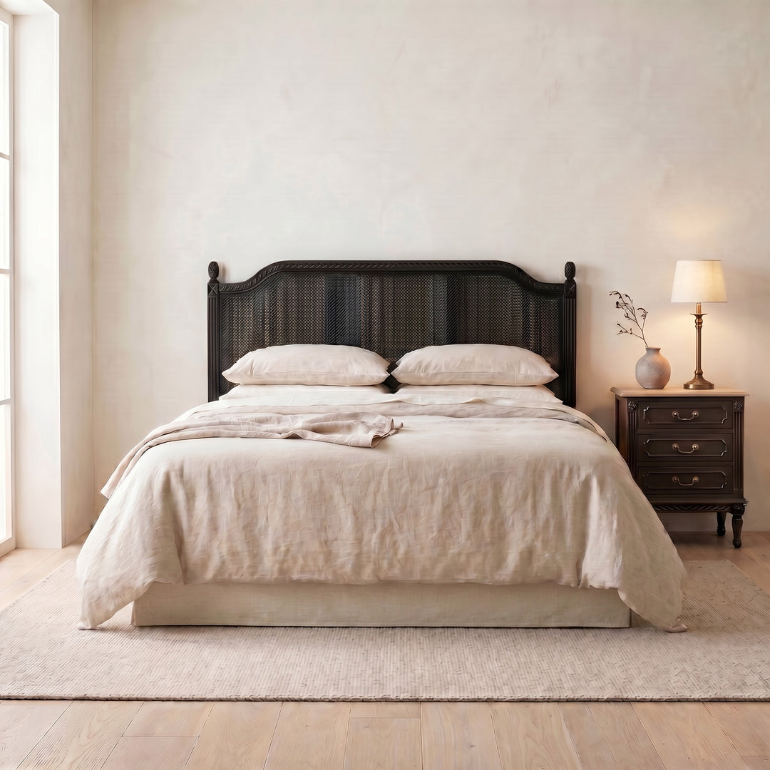 Marseille Rattan Bedhead - King Size