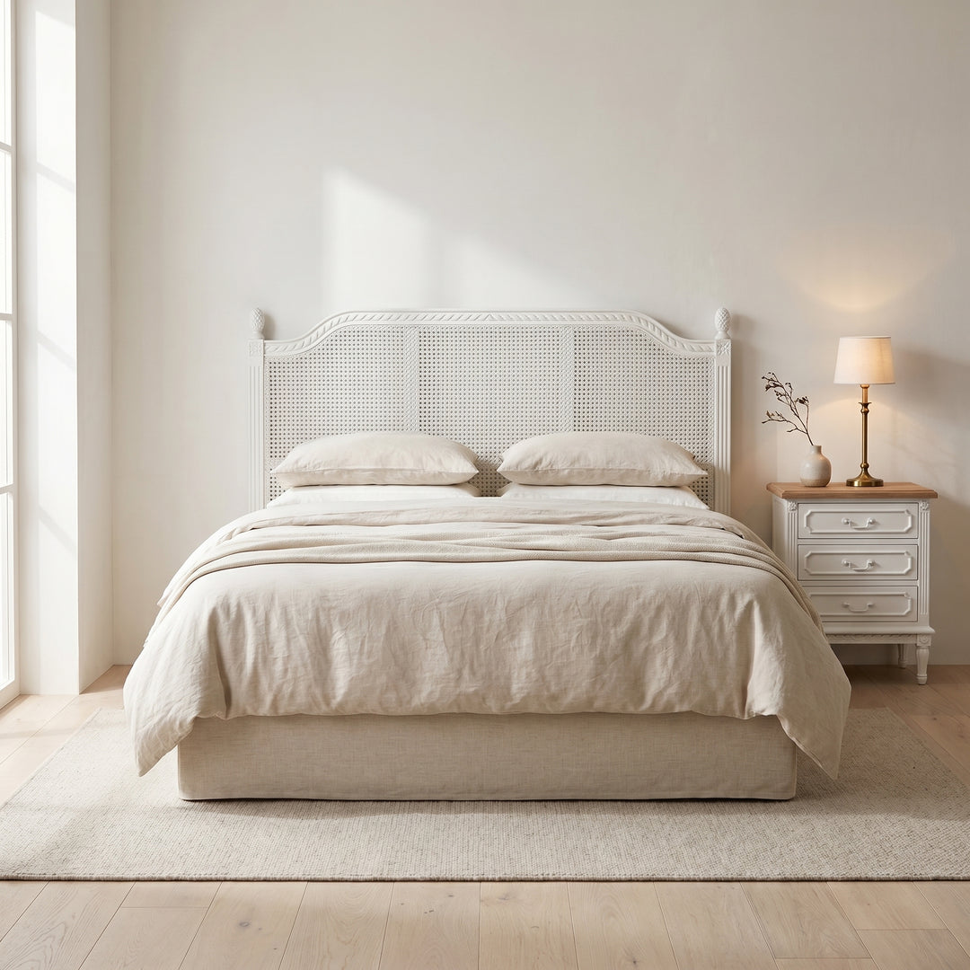 Marseille Rattan Bedhead - King Size