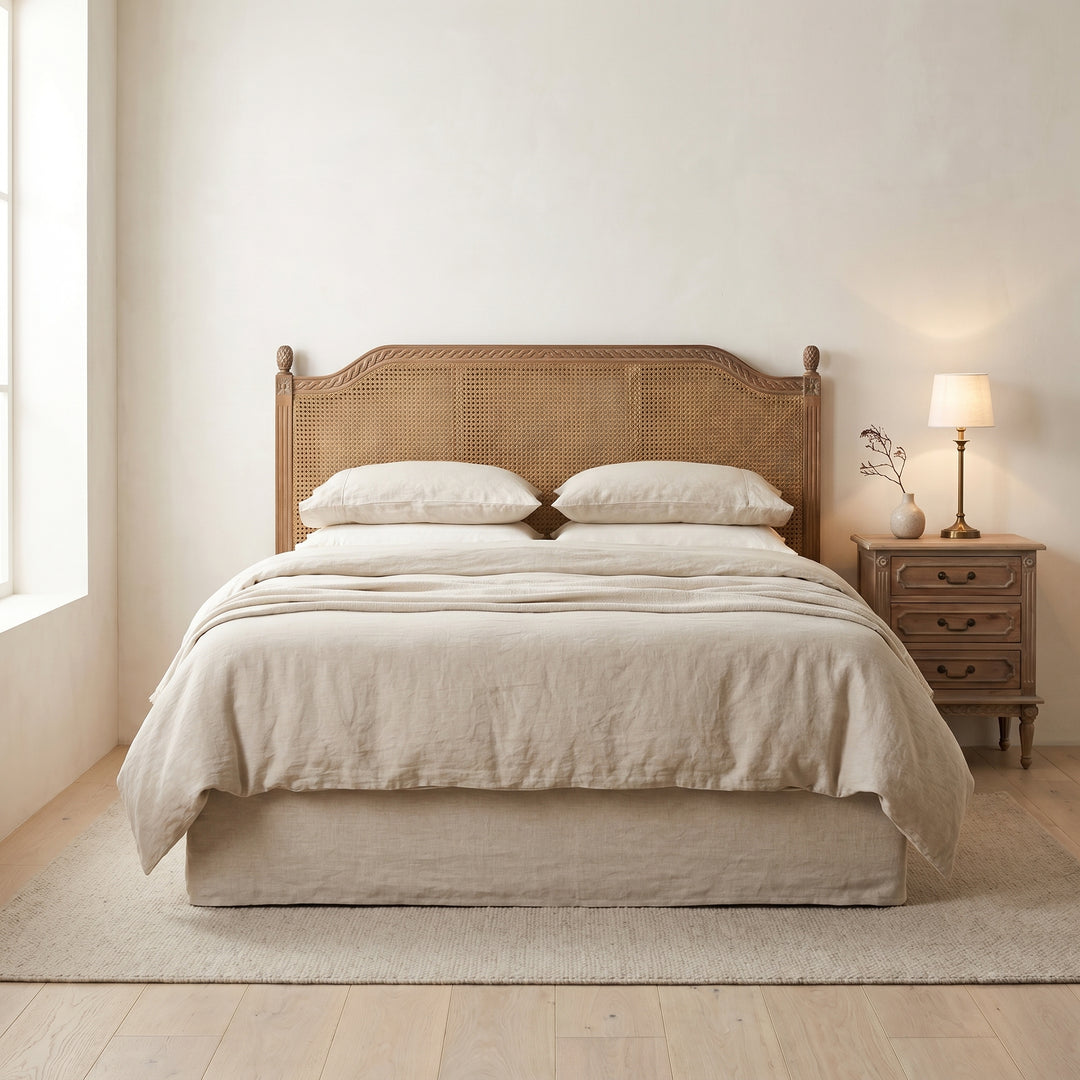 Marseille Rattan Bedhead - King Size