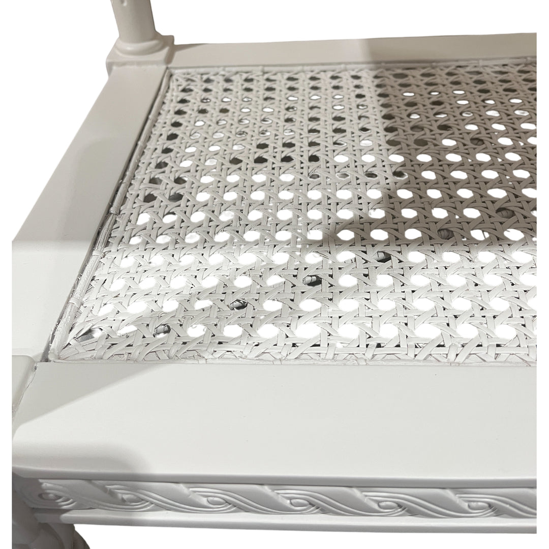 Marseille Timber and Rattan Bedside