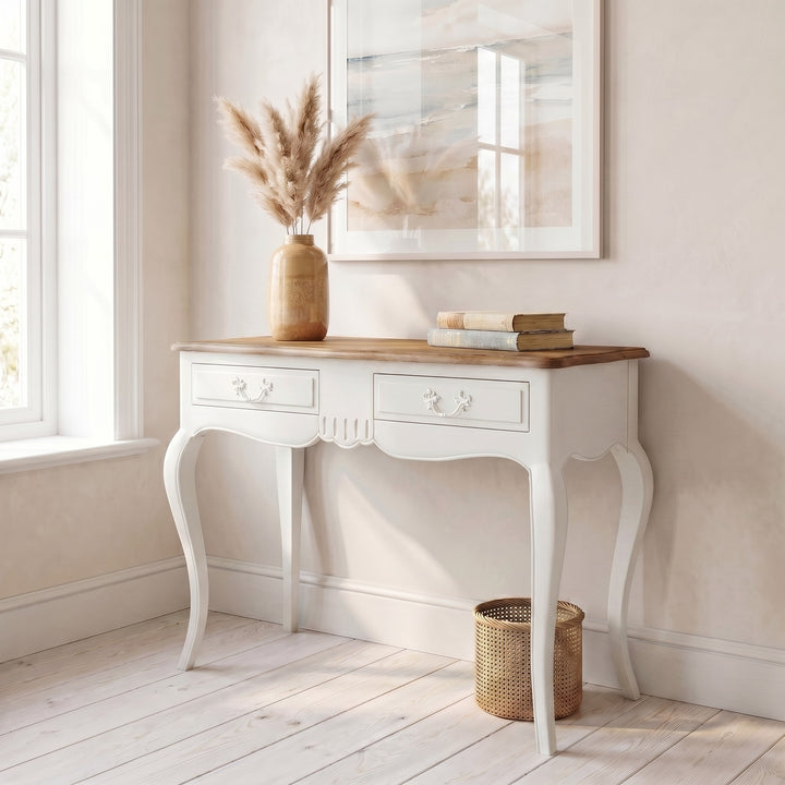 2 Drawer Provincial Hall Table