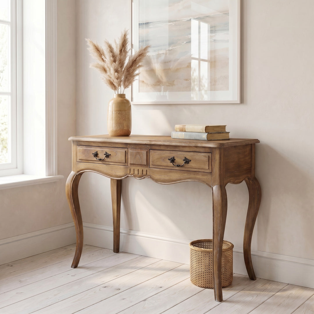 2 Drawer Provincial Hall Table