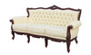 Large Three Seater Carved Couch