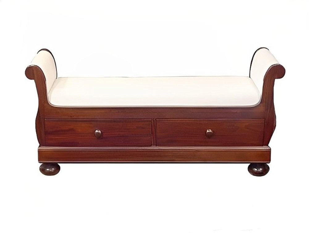 Antoinette Style Bed End Stool