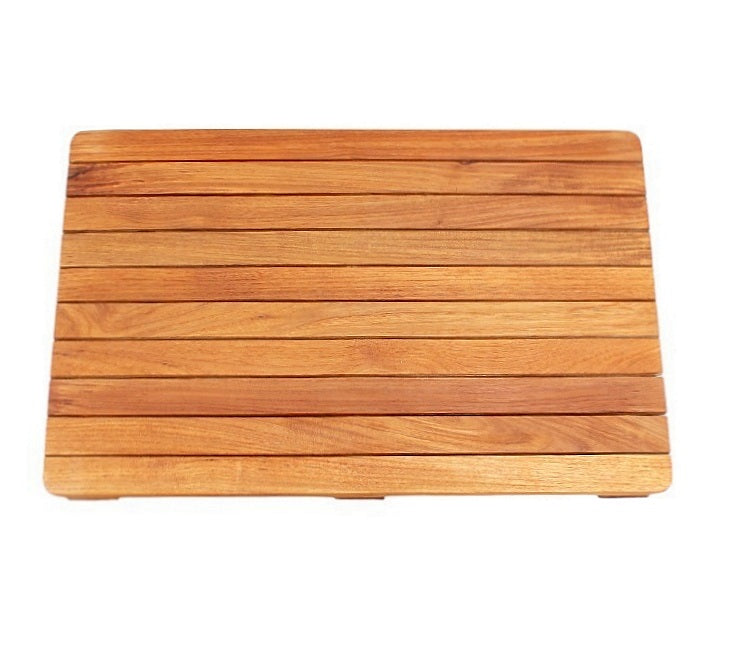 Bath Floor mat with slip resistant rubber grips