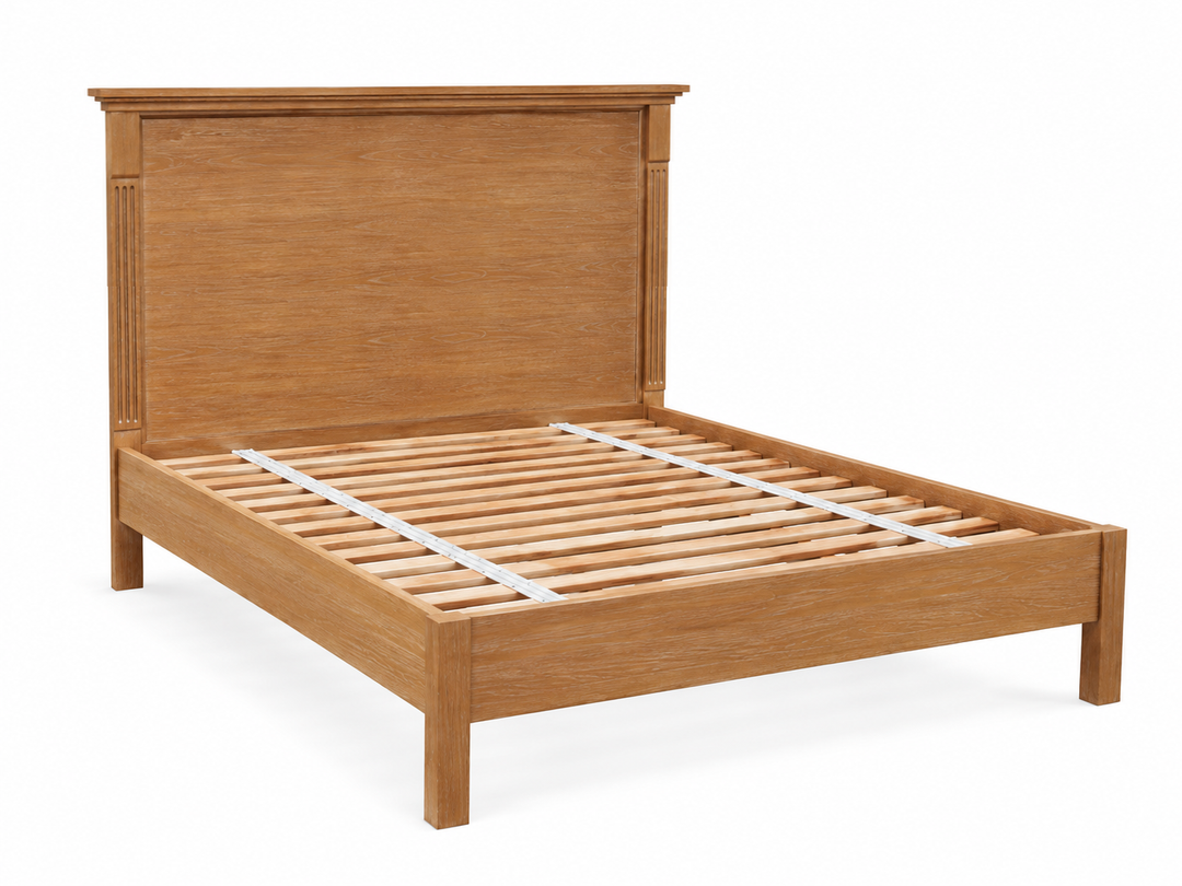 Hamptons Low Footboard Bed - Queen size