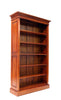 Six Shelf Mahogany Bookcase