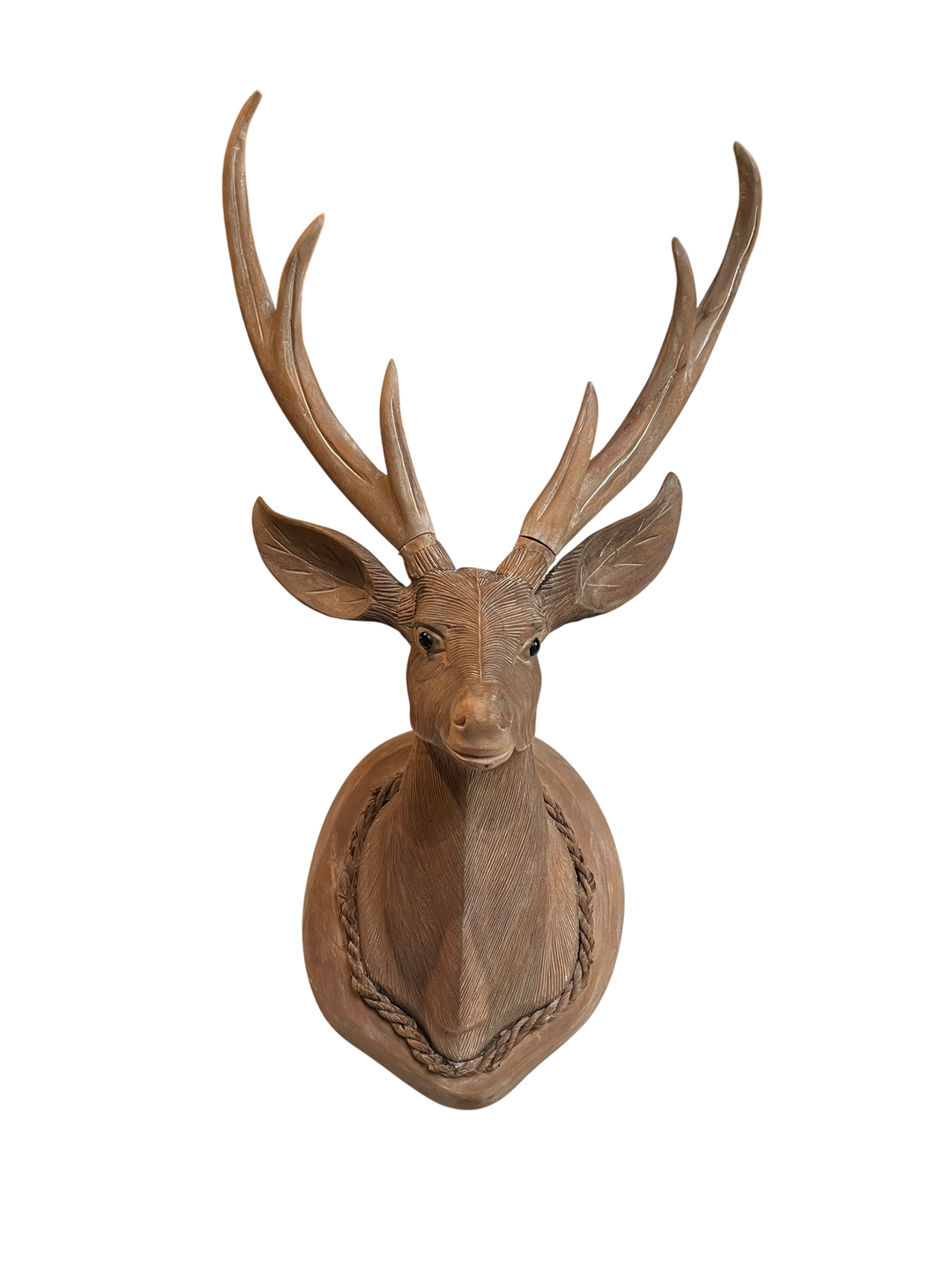 Timber Carved Deer Head
