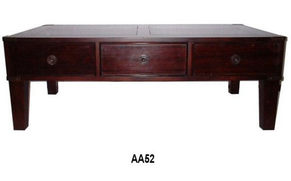 Campaign Coffee Table With Legs